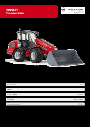Колесни товарачи Weidemann 4080 LP T 