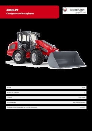 Колесни товарачи Weidemann 4080 LP T 
