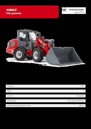 Колесни товарачи Weidemann 4080 LP 