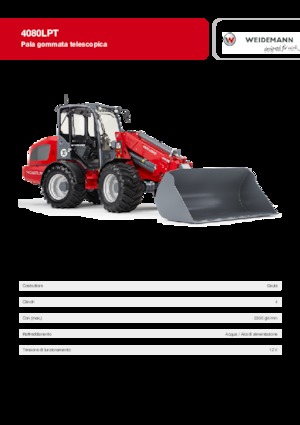 Колесни товарачи Weidemann 4080 LP T 