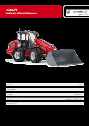 Колесни товарачи Weidemann 4080 LP T 