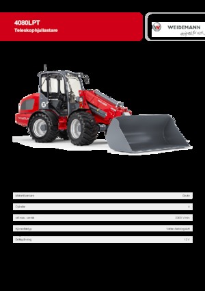 Колесни товарачи Weidemann 4080 LP T 