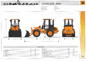 Колесни товарачи JCB 409 ZX