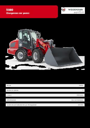 Колесни товарачи Weidemann 5080