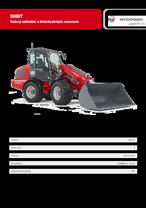 Колесни товарачи Weidemann 5080 T