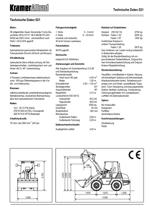 Колесни товарачи Kramer 521