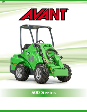 Колесни товарачи Avant Tecno Avant 525
