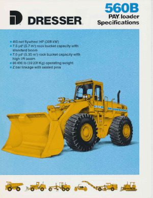 Колесни товарачи Dresser 560 B