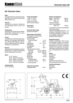 Колесни товарачи Kramer 620