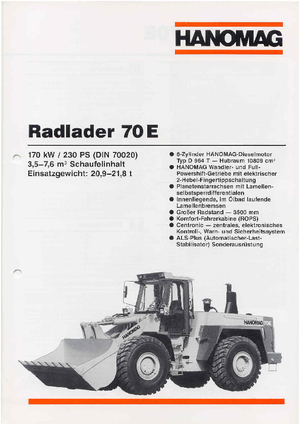 Колесни товарачи Hanomag 70 E