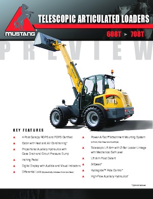 Колесни товарачи Mustang 708T