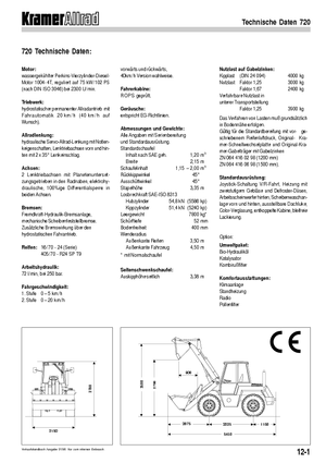Колесни товарачи Kramer 720