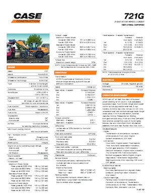 Колесни товарачи Case 721G