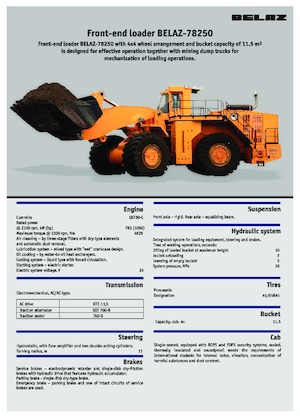 Колесни товарачи Belaz 78250