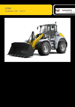 Колесни товарачи Kramer 8180