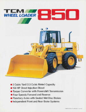 Колесни товарачи TCM 850