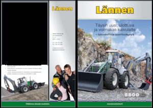 Багер-товарачи с обратно загребване Lännen 8800 G
