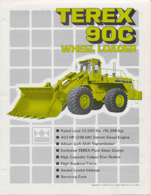 Колесни товарачи Terex 90 C