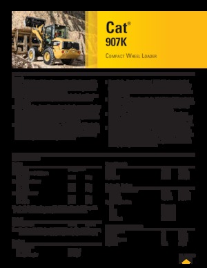 Колесни товарачи Caterpillar 907K