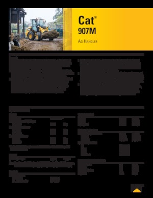 Колесни товарачи Caterpillar 907M