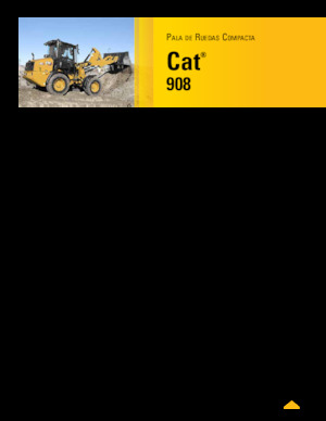 Колесни товарачи Caterpillar 908