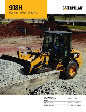 Колесни товарачи Caterpillar 908 H