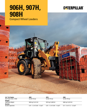 Колесни товарачи Caterpillar 907H