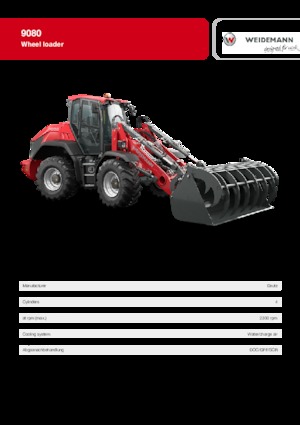 Колесни товарачи Weidemann 9080