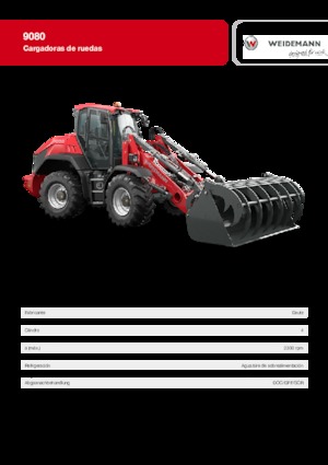 Колесни товарачи Weidemann 9080