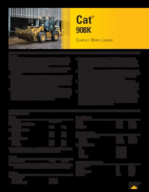 Колесни товарачи Caterpillar 908K