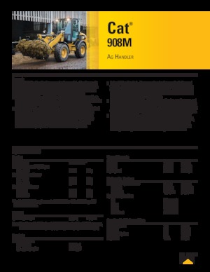 Колесни товарачи Caterpillar 908M