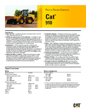 Колесни товарачи Caterpillar 910