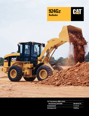 Колесни товарачи Caterpillar 924 Gz