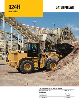 Колесни товарачи Caterpillar 924H