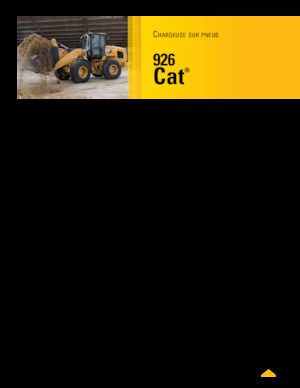 Колесни товарачи Caterpillar 926