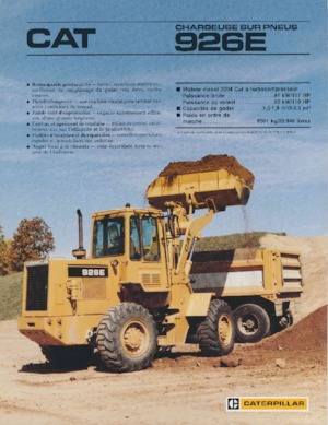 Колесни товарачи Caterpillar 926E