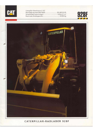 Колесни товарачи Caterpillar 928 F