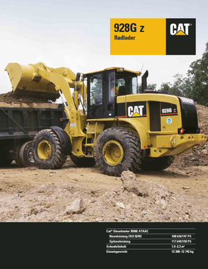 Колесни товарачи Caterpillar 928 Gz
