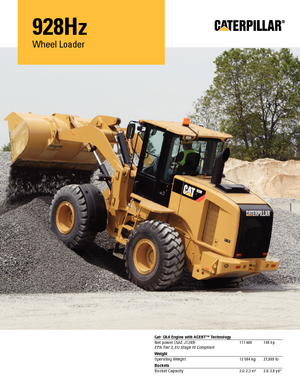 Колесни товарачи Caterpillar 928Hz
