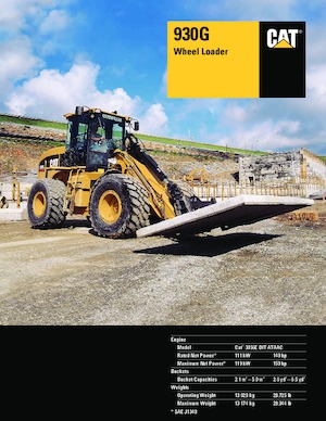 Колесни товарачи Caterpillar 930G