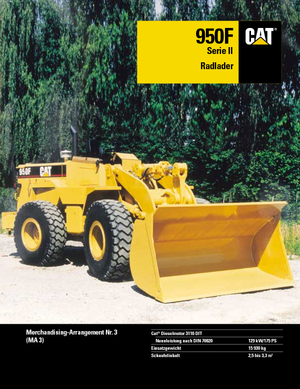 Колесни товарачи Caterpillar 950 F II-StVZO