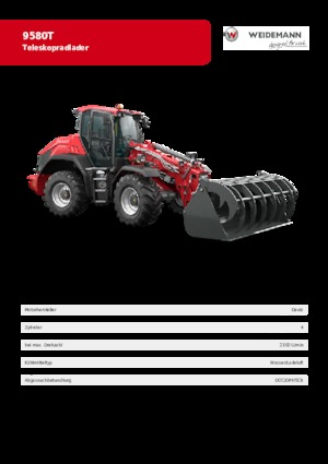 Колесни товарачи Weidemann 9580 T