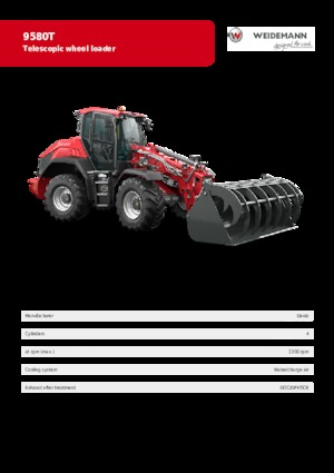 Колесни товарачи Weidemann 9580 T