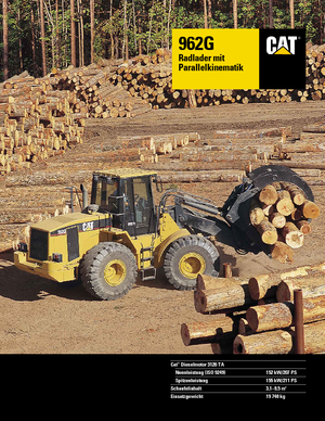 Колесни товарачи Caterpillar 962 G StVZO