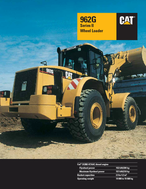 Колесни товарачи Caterpillar 962 G II StVZO