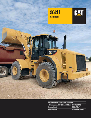 Колесни товарачи Caterpillar 962H