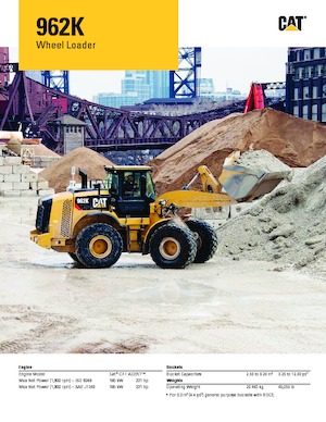 Колесни товарачи Caterpillar 962K