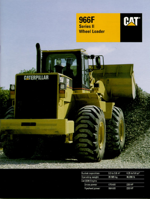 Колесни товарачи Caterpillar 966 F II-StVZO