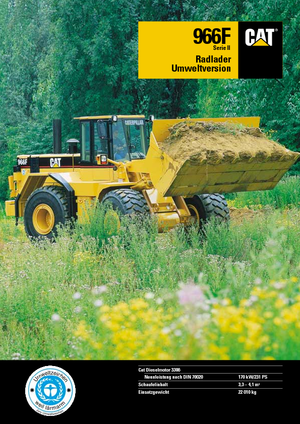 Колесни товарачи Caterpillar 966 F II-StVZO