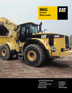 Колесни товарачи Caterpillar 966 G II StVZO